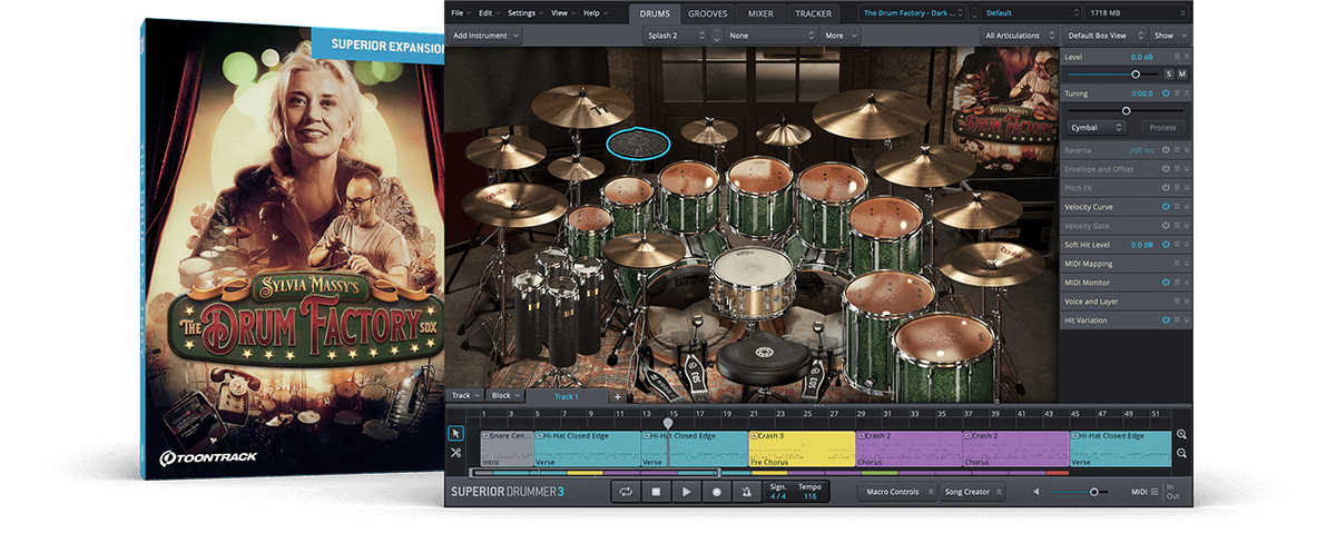 Toontrack SDX - The Drum Factory